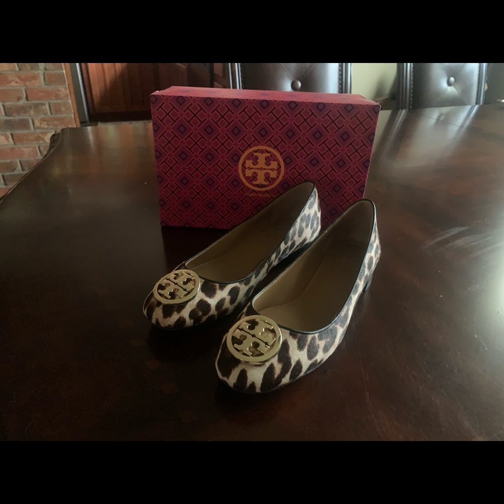 Tory Burch Leopard dress flats 8